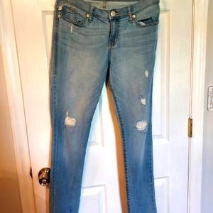 Rock & Republic Berlin Distressed Jeans Med Wash 10